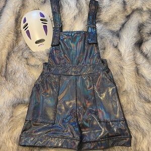 Blackmilk NWT Holo dot overalls Size XS